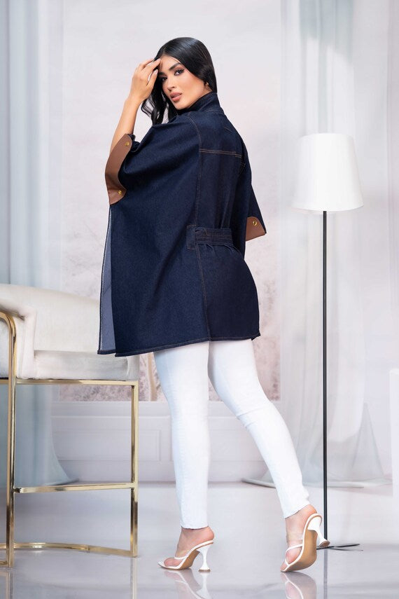 CAPA VERSATIL Denim & Cuero Sintético 5403
