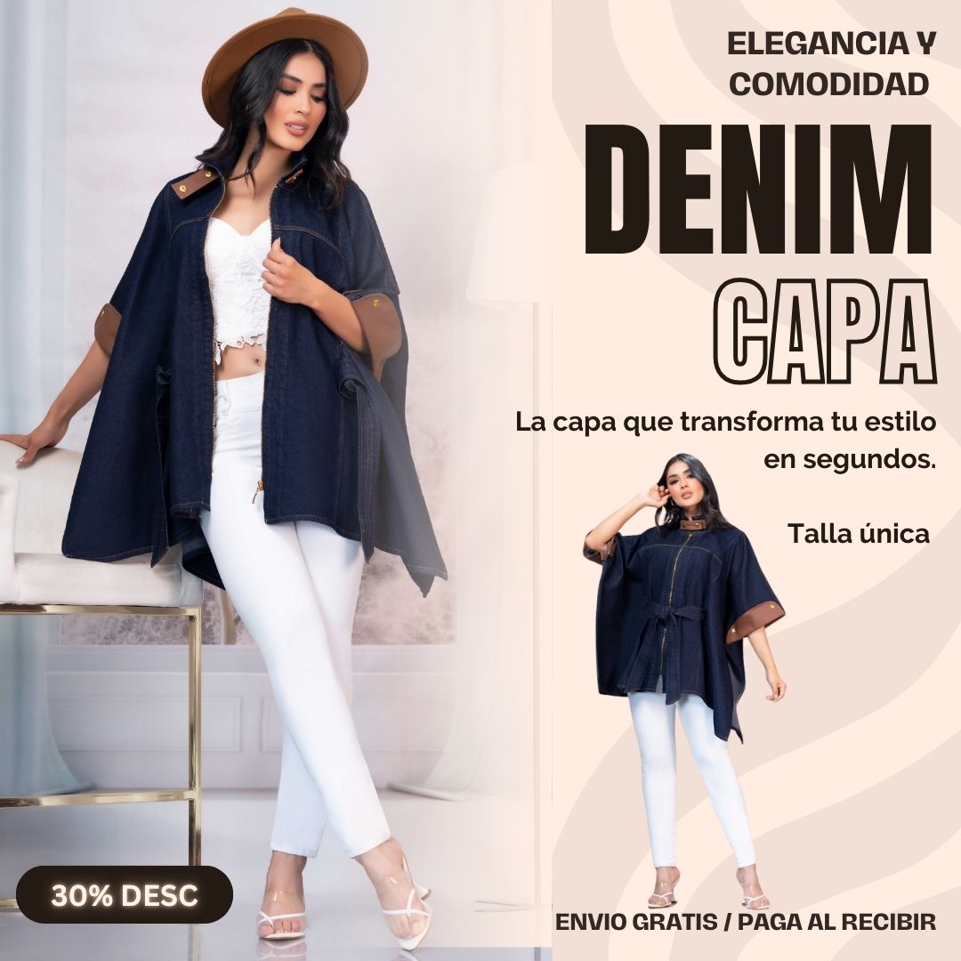 CAPA VERSATIL Denim & Cuero Sintético 5403