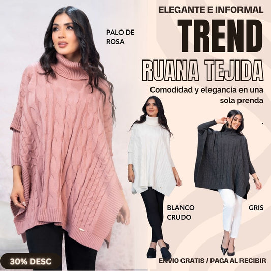 RUANA TREND (Elegancia en todo momento) 5377