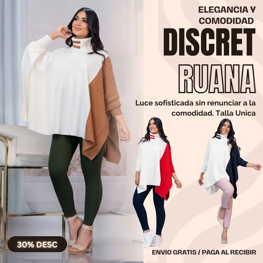 RUANA DISCRET (TEJIDA EN HILO) 5382