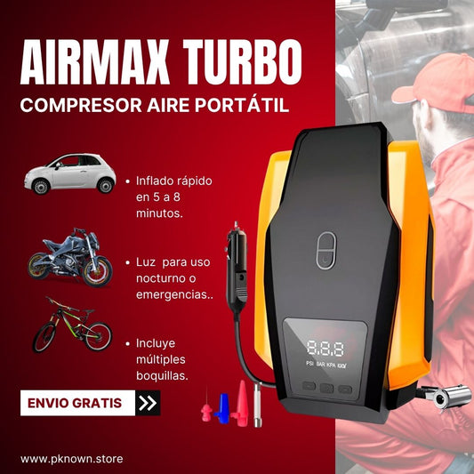 AirMax Turbo 12V (Compresor De Aire Portatil)