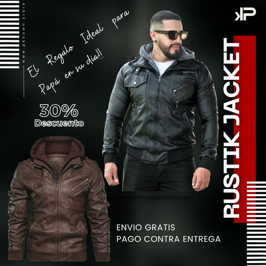 CHAQUETA RUSTIK (IMPORTADA CON CAPOTA).